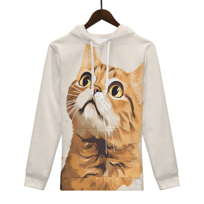 Neduz Mens Adorable Cat Hoodie | Soft, Warm & Machine Washable