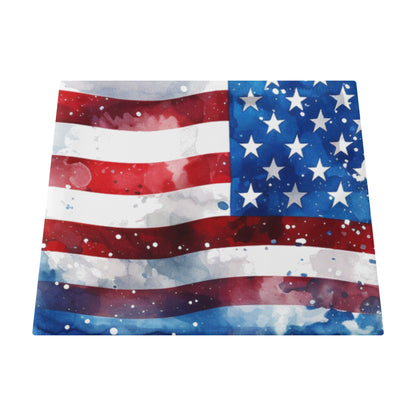 Neduz Designs Global Collection - Watercolor American Flag Ice Head Wrap for Patriots Day
