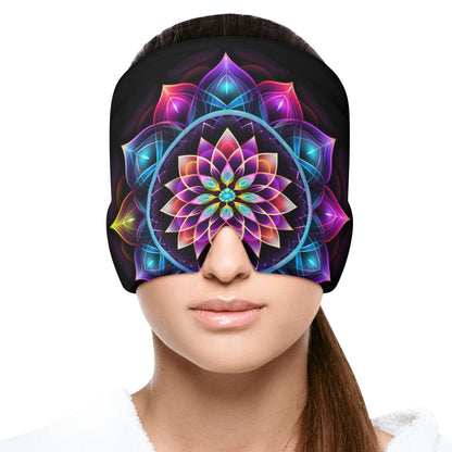 Neduz Designs Artified Collection - Neon Mandala Ice Head Wrap