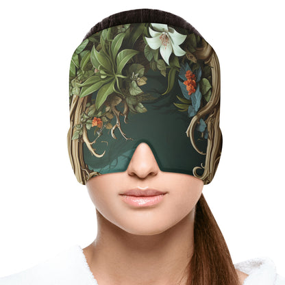 Neduz Designs Artified Collection - Leaves and Twigs Ice Head Wrap