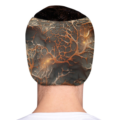 Neduz Designs Artified Collection - Copper Grunge Ice Head Wrap