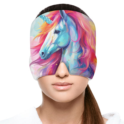 Neduz Designs Animal Collection - Colorful Unicorn Ice Head Wrap