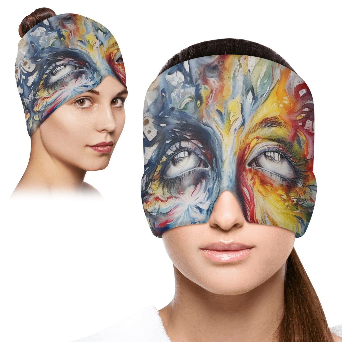 Neduz Maraheim Ördög Ice Head Wrap - Stretchable, Adjustable, Migraine Relief Headband