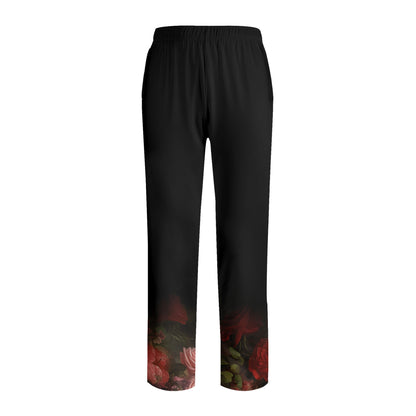 Neduz Cozy Gothic Sleepwear | Rose Skull Loungewear | Soft Unisex Pajamas