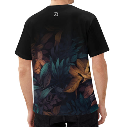 Neduz Designs Artified Autumn Leaves Mens Classic T-Shirt - Comfortable, All-Season Wear