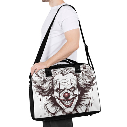 Dark Lore Collection Evil Horror Clown Holdall Bag by Neduz Designs