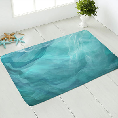 Neduz Elements Flow Aquatic Smoke Plush Doormat