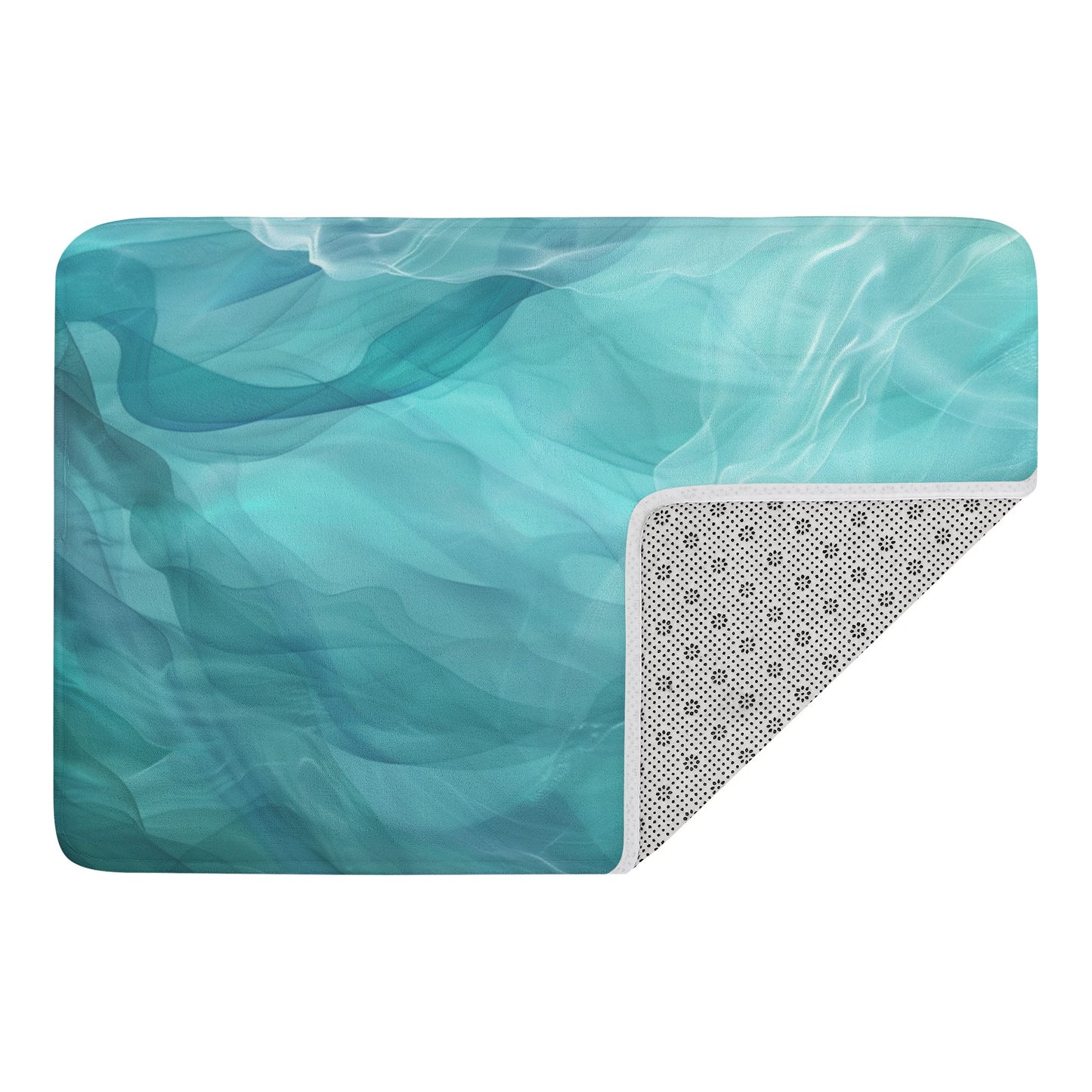 Neduz Elements Flow Aquatic Smoke Plush Doormat