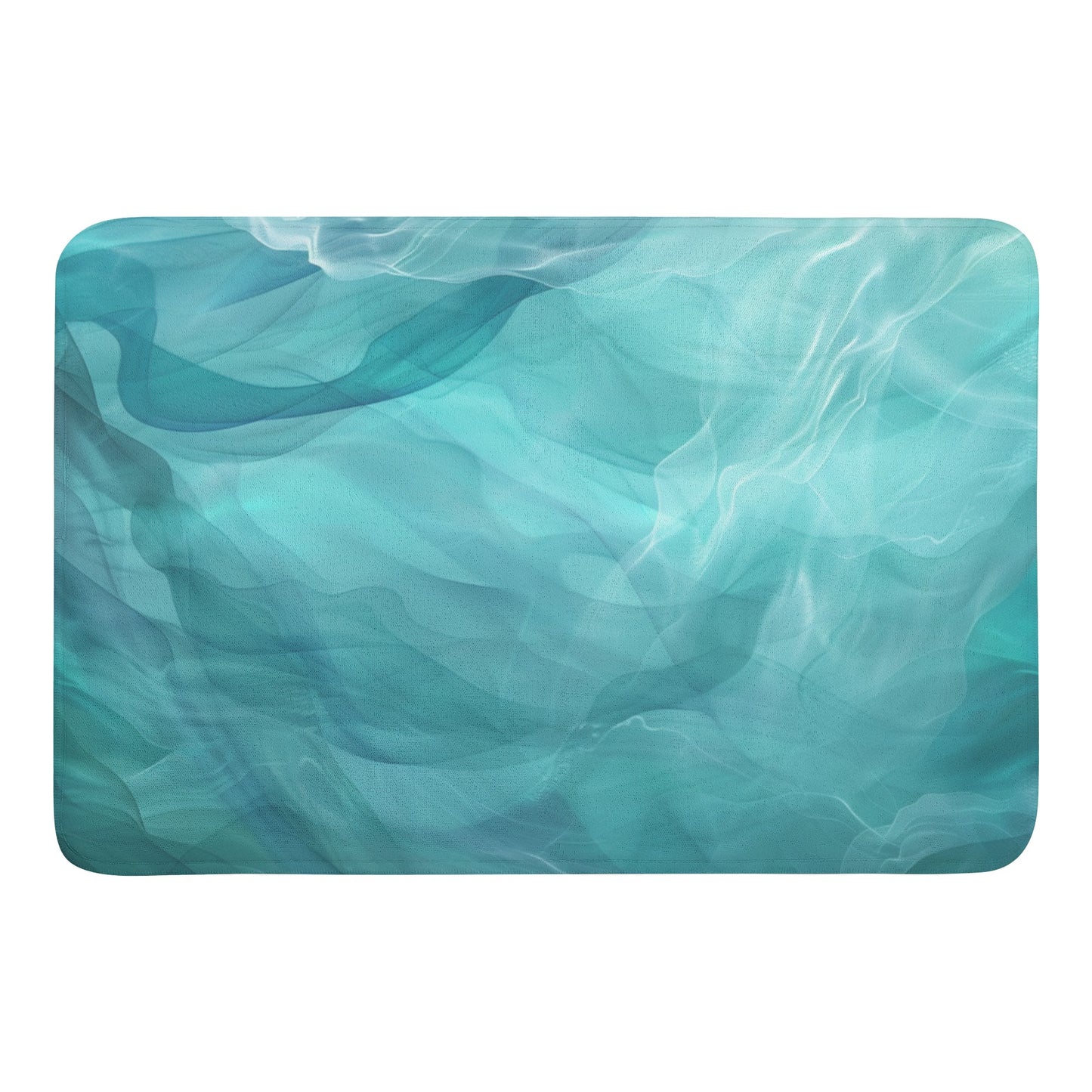 Neduz Elements Flow Aquatic Smoke Plush Doormat