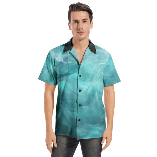 Neduz Elements Flow Aquatic Smoke Men's All-over print Short Sleeve Shirts