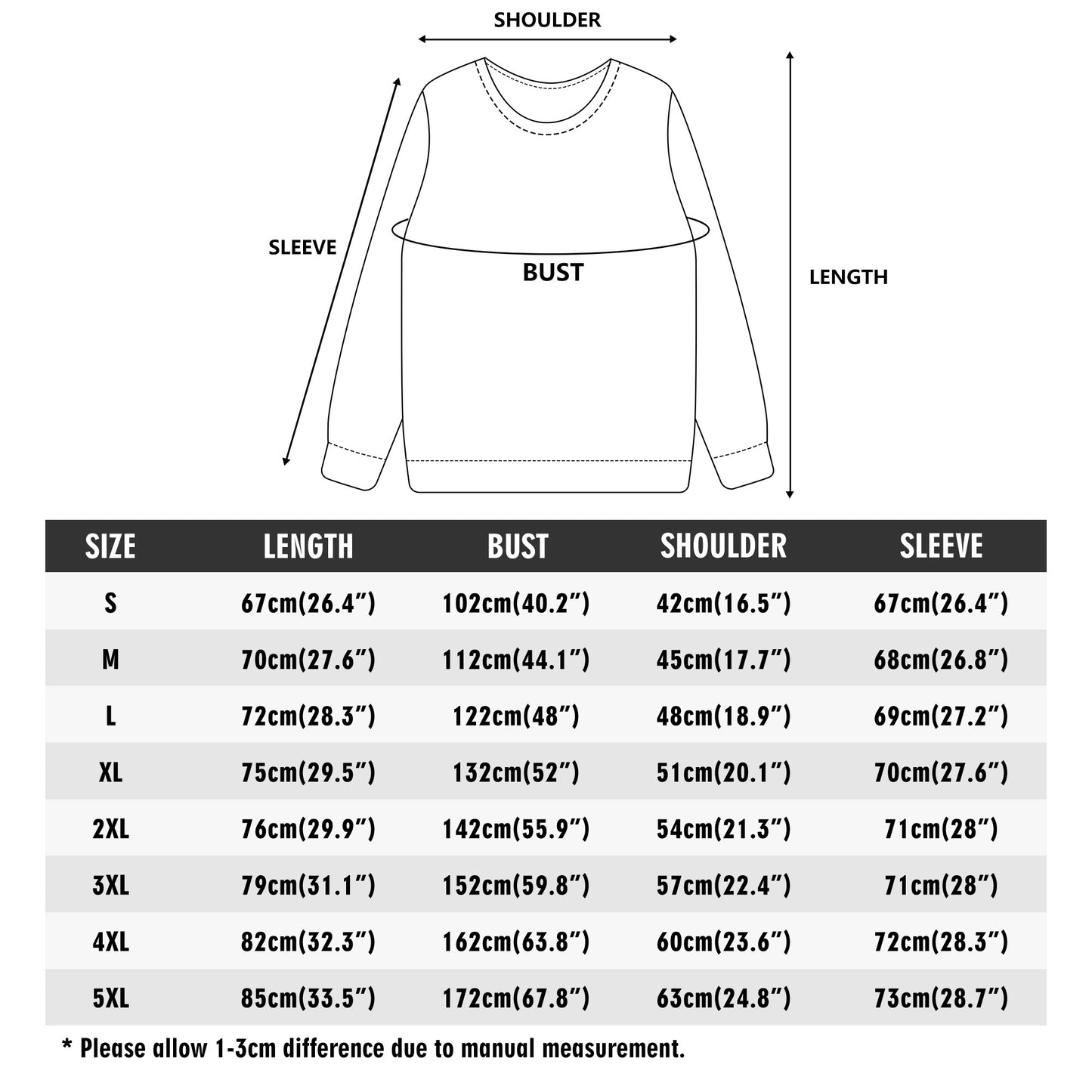 Neduz Unisex Unicorn Print Crewneck Pullover Sweatshirt - Festive, Lightweight, Versatile