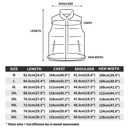 Neduz Malachite Unisex Lightweight Stand Collar Zip Up Puffer Vest