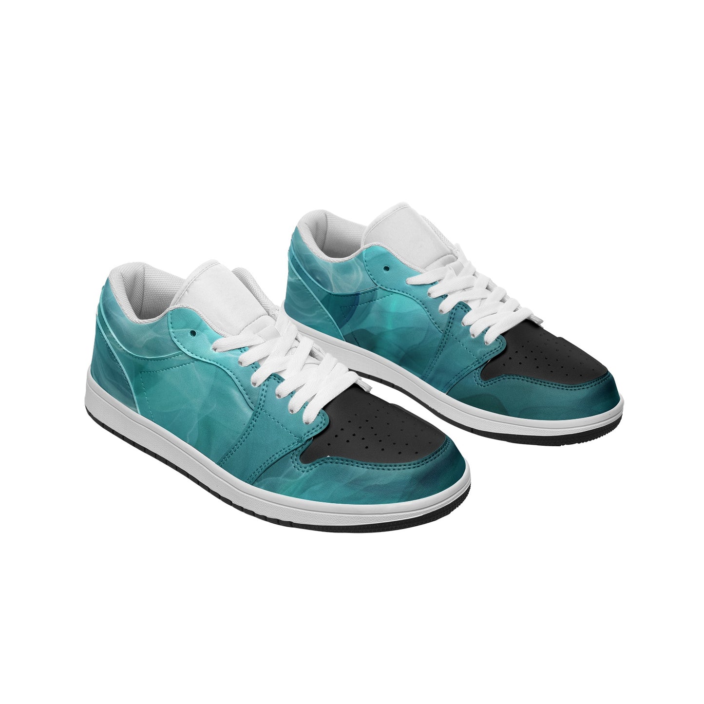 Neduz Elements Flow Aquatic Smoke Unisex Low Top Leather Sneakers