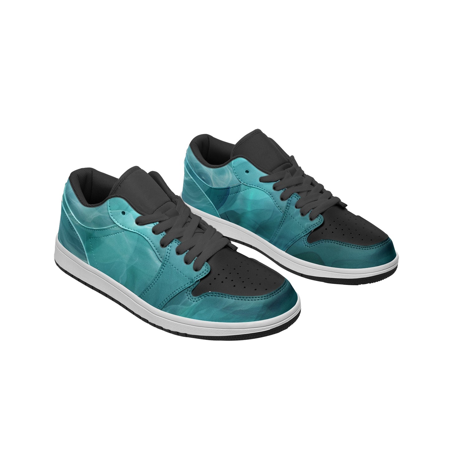 Neduz Elements Flow Aquatic Smoke Unisex Low Top Leather Sneakers