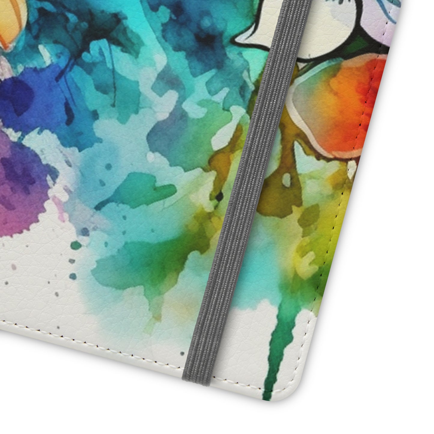 Flower Splash Flip Cases by Neduz Designs