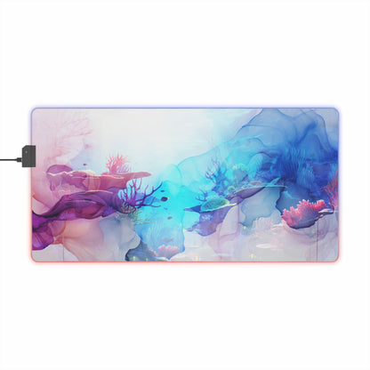 Neduz Designs Coral Reef LED Gaming Mouse Pad - Vivid Dreams Collection