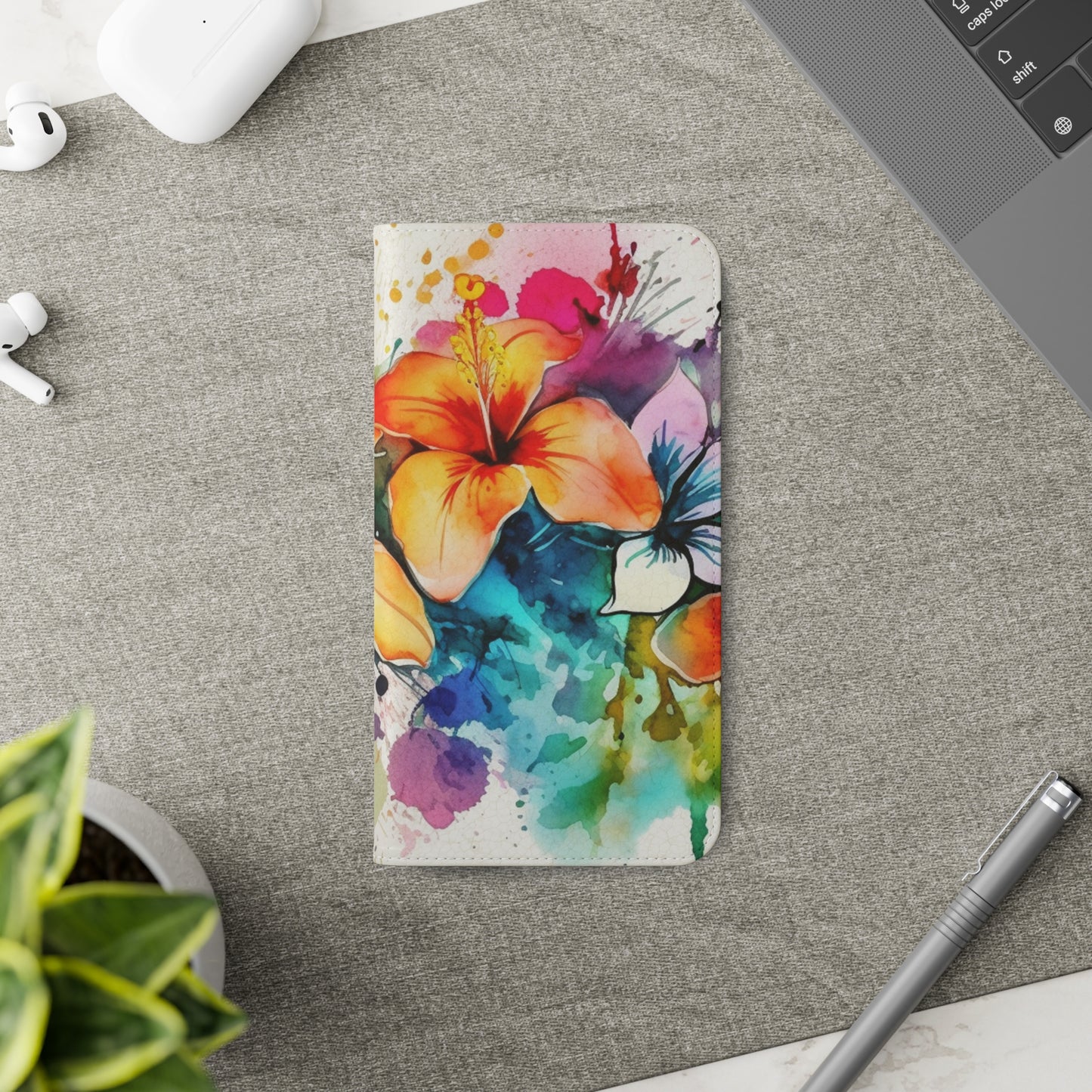 Flower Splash Flip Cases by Neduz Designs