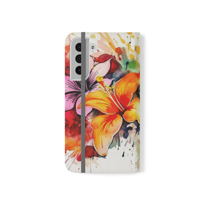 Flower Splash Flip Cases by Neduz Designs