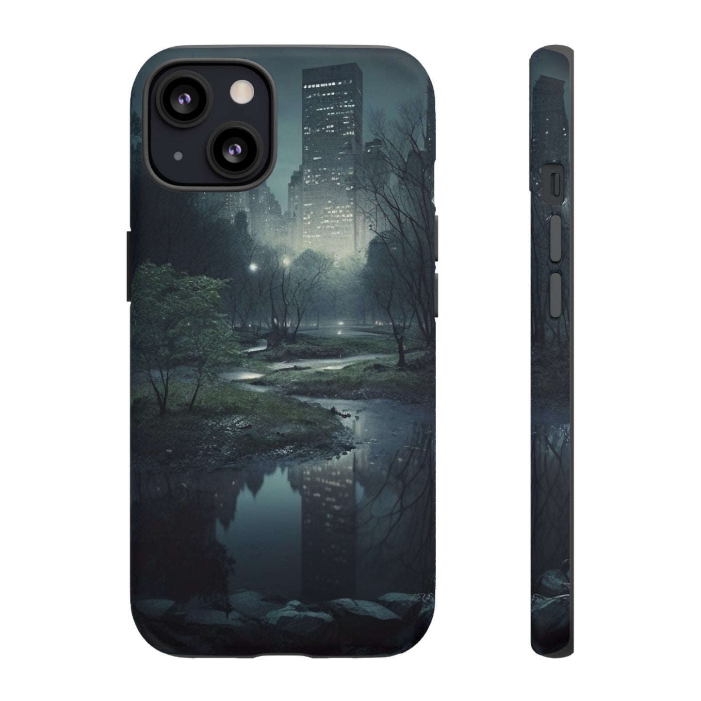 Phone Case for Samsung iphone google Central Park at night Tough Cases Maraheim Collection Neduz Designs