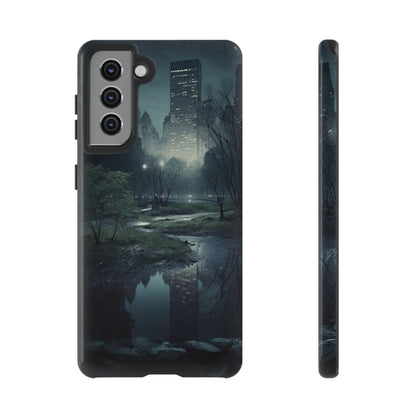 Phone Case for Samsung iphone google Central Park at night Tough Cases Maraheim Collection Neduz Designs