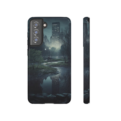 Phone Case for Samsung iphone google Central Park at night Tough Cases Maraheim Collection Neduz Designs