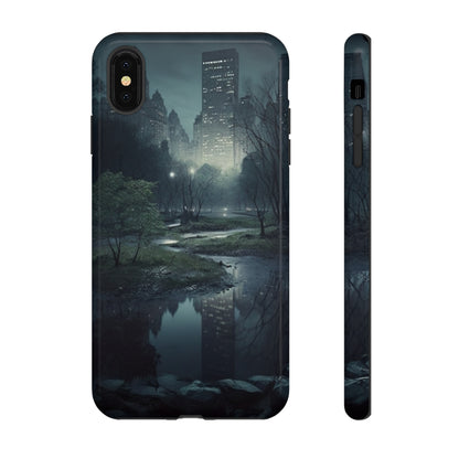 Phone Case for Samsung iphone google Central Park at night Tough Cases Maraheim Collection Neduz Designs