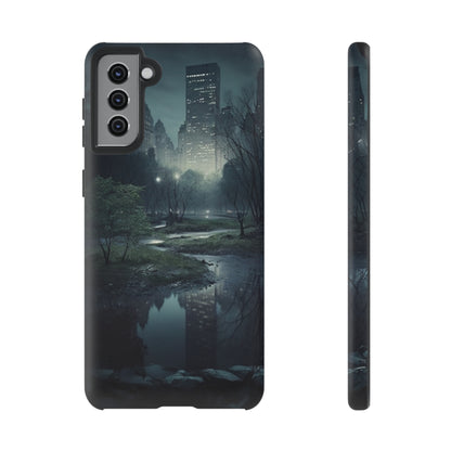 Phone Case for Samsung iphone google Central Park at night Tough Cases Maraheim Collection Neduz Designs