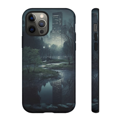 Phone Case for Samsung iphone google Central Park at night Tough Cases Maraheim Collection Neduz Designs