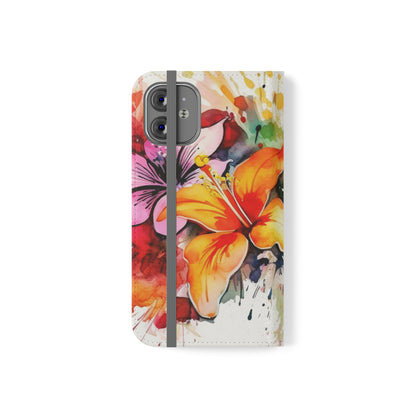 Flower Splash Flip Cases by Neduz Designs