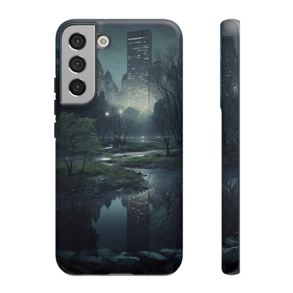 Phone Case for Samsung iphone google Central Park at night Tough Cases Maraheim Collection Neduz Designs