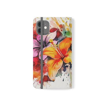 Flower Splash Flip Cases by Neduz Designs