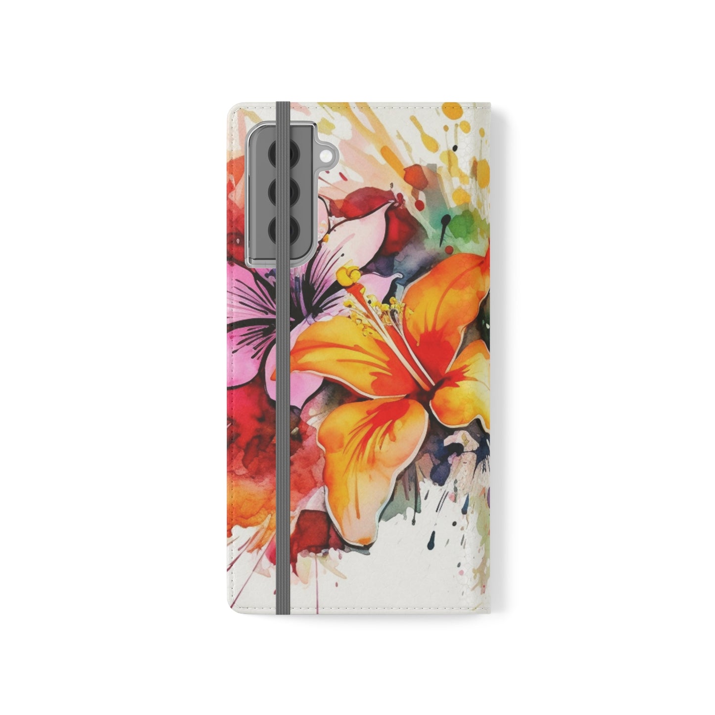 Flower Splash Flip Cases by Neduz Designs