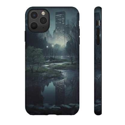 Phone Case for Samsung iphone google Central Park at night Tough Cases Maraheim Collection Neduz Designs