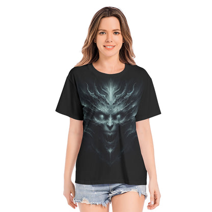 Siren Song Tee - Unisex Cotton T-Shirt with Malevolent Siren Print