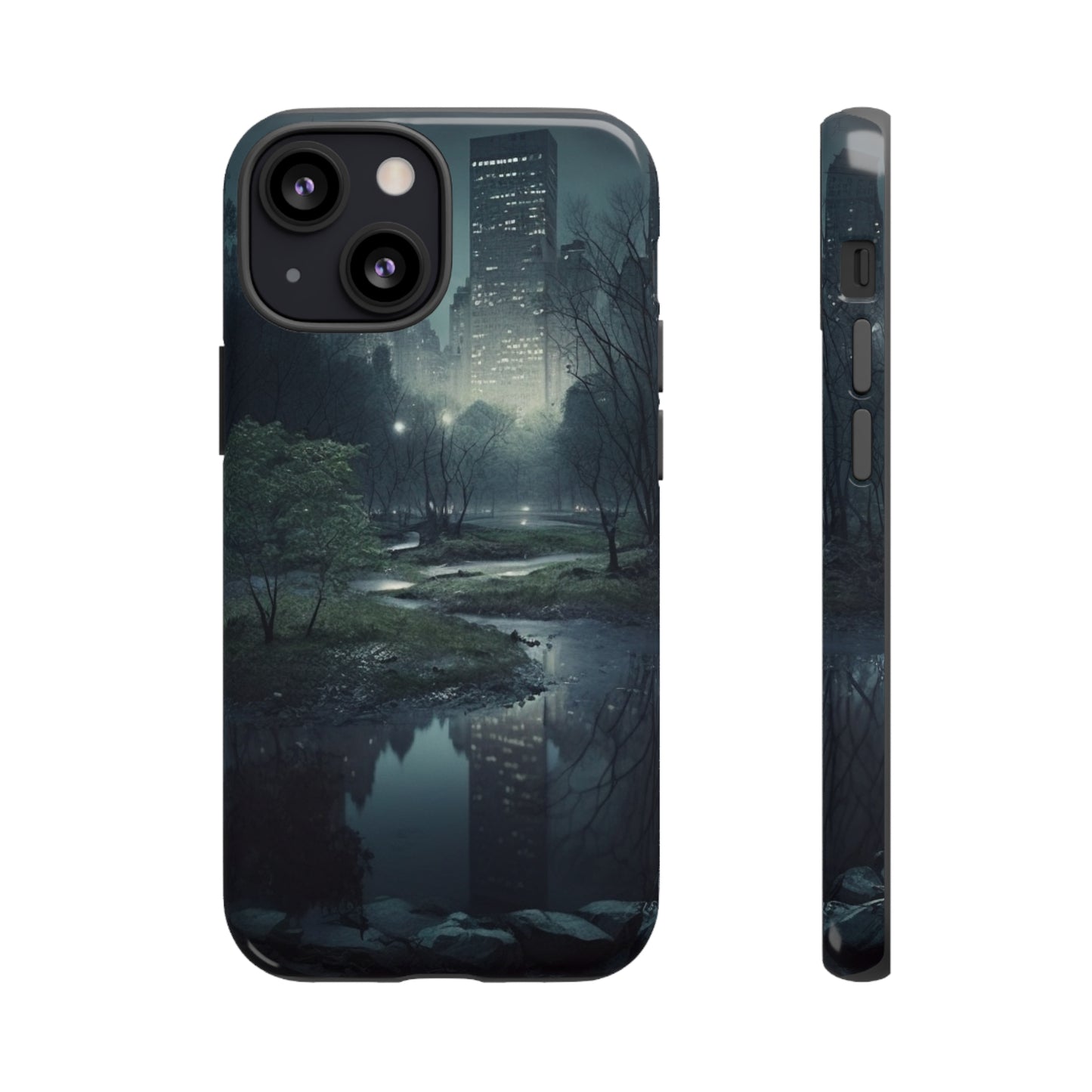 Phone Case for Samsung iphone google Central Park at night Tough Cases Maraheim Collection Neduz Designs