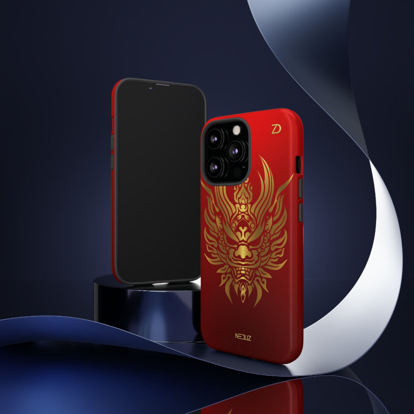 Neduz 龙 Lunar New Year Collection - Tough Cases with Chinese Dragon Design, Dual Layer Protection for Apple iPhone, Samsung Galaxy, Google Pixel