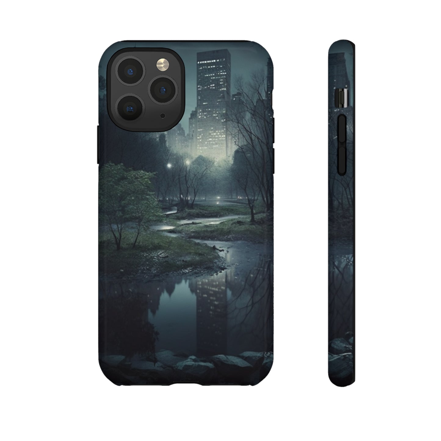 Phone Case for Samsung iphone google Central Park at night Tough Cases Maraheim Collection Neduz Designs