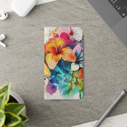 Flower Splash Flip Cases by Neduz Designs