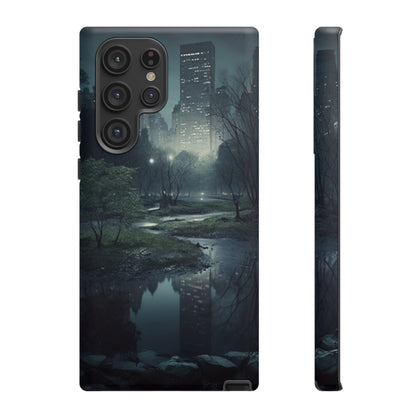 Phone Case for Samsung iphone google Central Park at night Tough Cases Maraheim Collection Neduz Designs