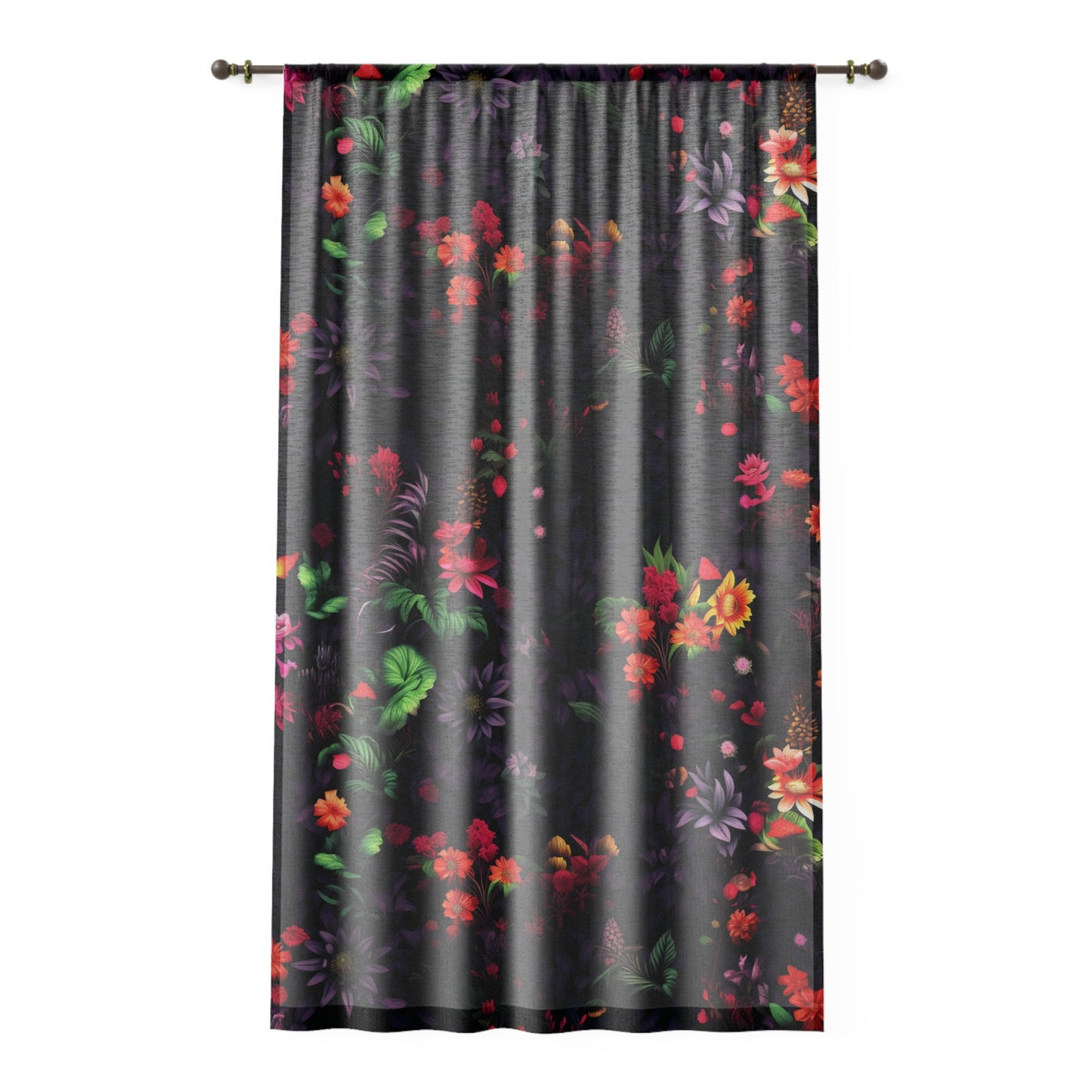 Neduz Designs Artified Floral Print Window Curtain - Elegance Meets Functionality