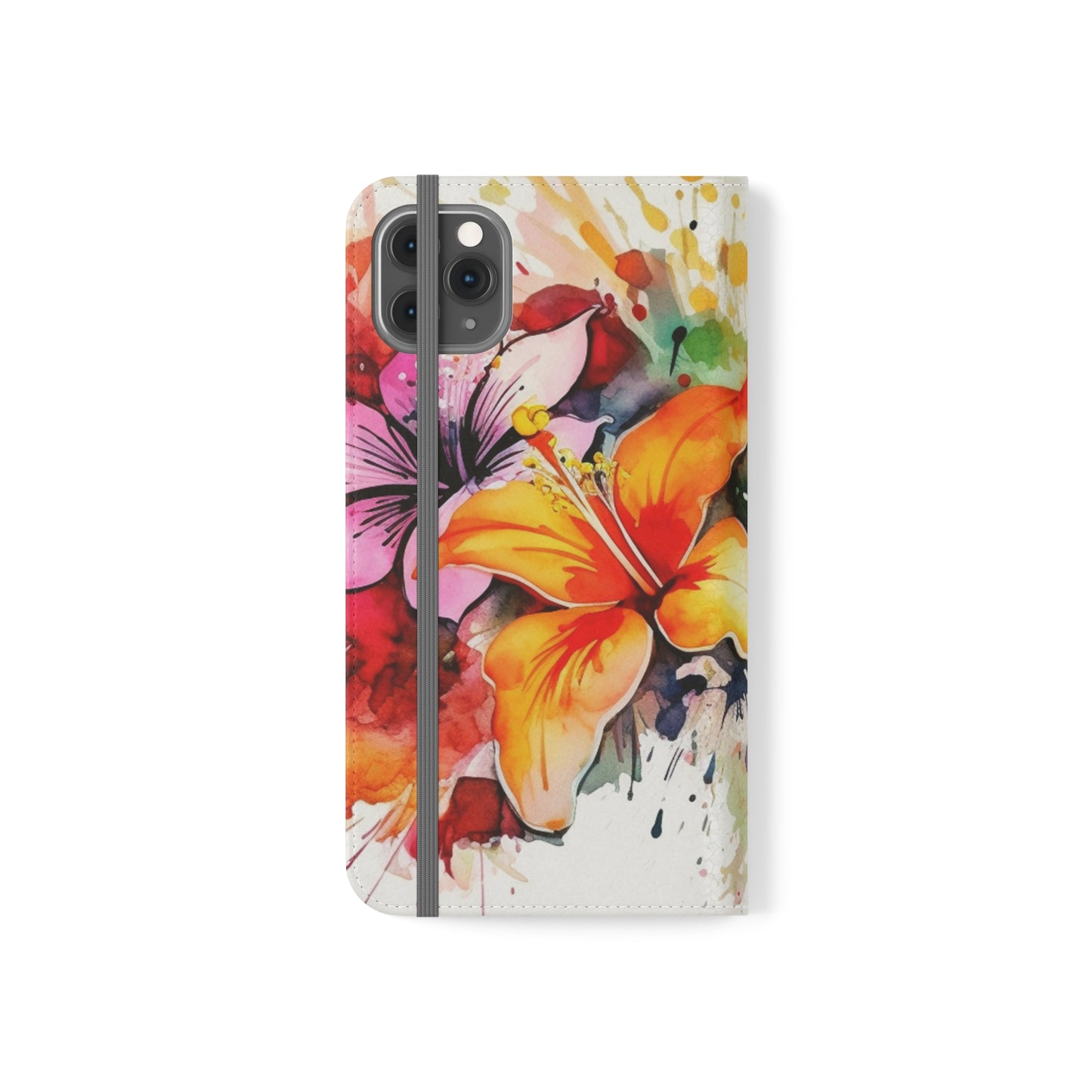 Flower Splash Flip Cases by Neduz Designs