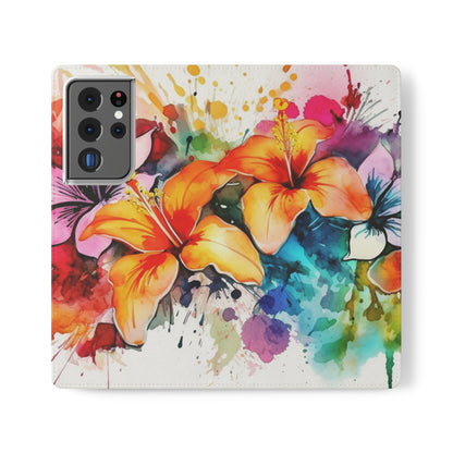 Flower Splash Flip Cases by Neduz Designs