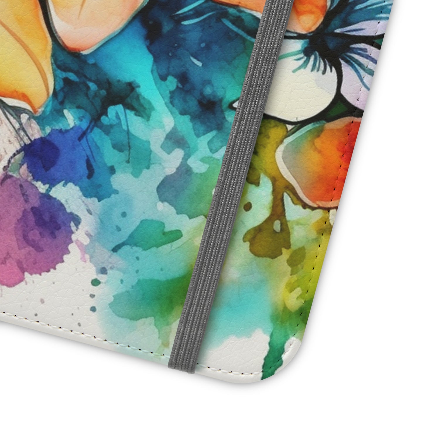 Flower Splash Flip Cases by Neduz Designs