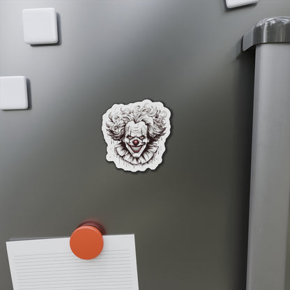 Neduz Dark Lore Clown Die-Cut Magnets: Add a Touch of Terror to Your Decor