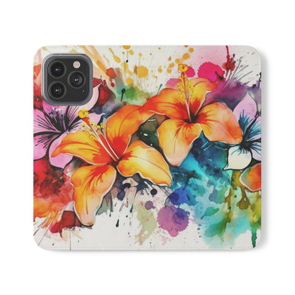 Flower Splash Flip Cases by Neduz Designs