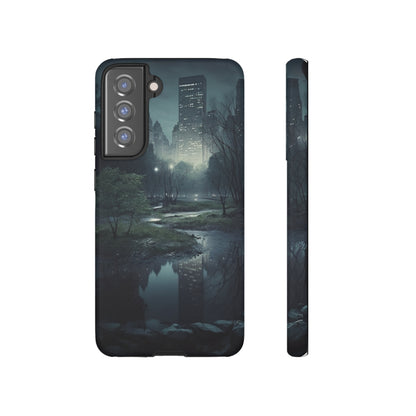 Phone Case for Samsung iphone google Central Park at night Tough Cases Maraheim Collection Neduz Designs