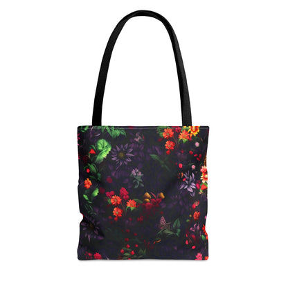 Neduz Designs Artified Floral All-Over Print Tote Bag - Versatile and Durable for Everyday Use