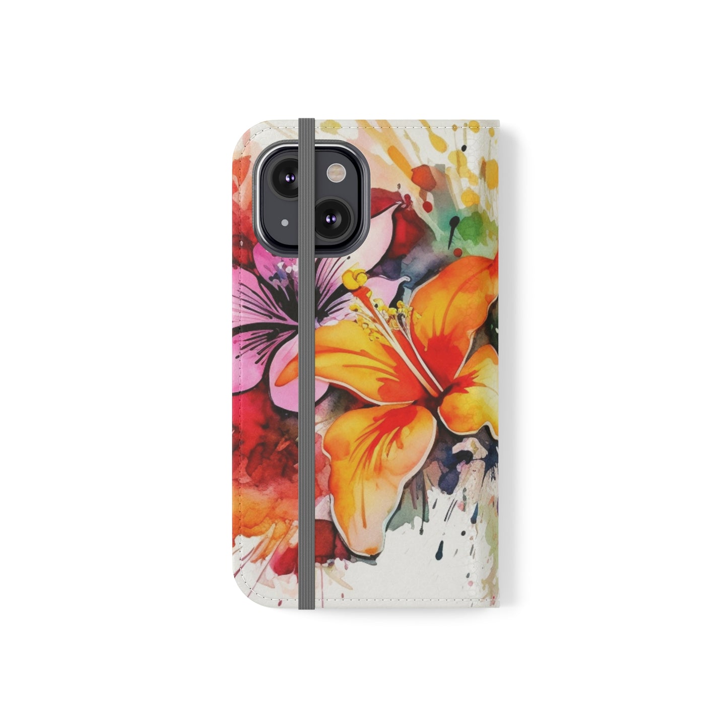 Flower Splash Flip Cases by Neduz Designs