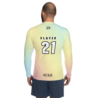 Neduz NDZ Men's Esports Rash Guard - UPF 50+, Comfortable, Slim-Fit