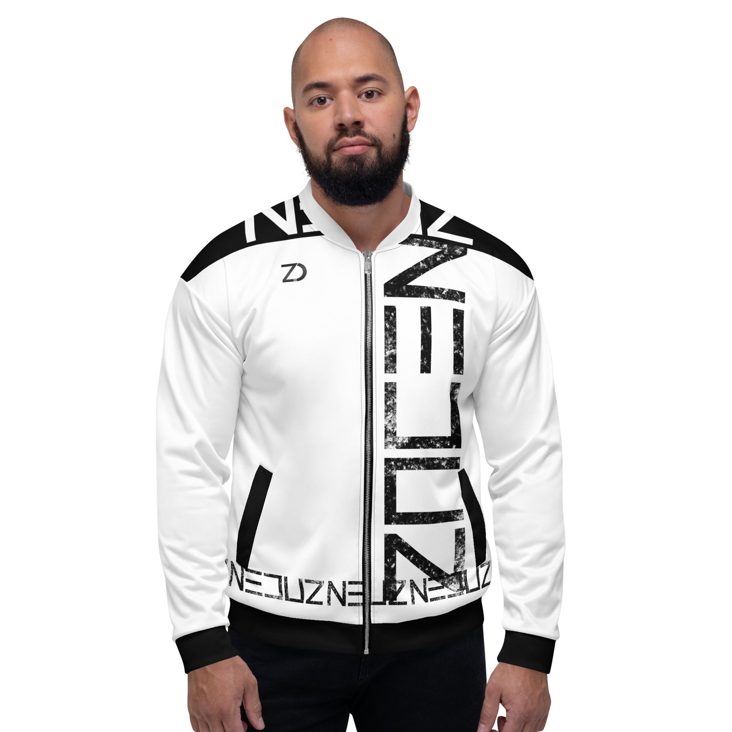 Neduz Merchs BW Unisex Bomber Jacket